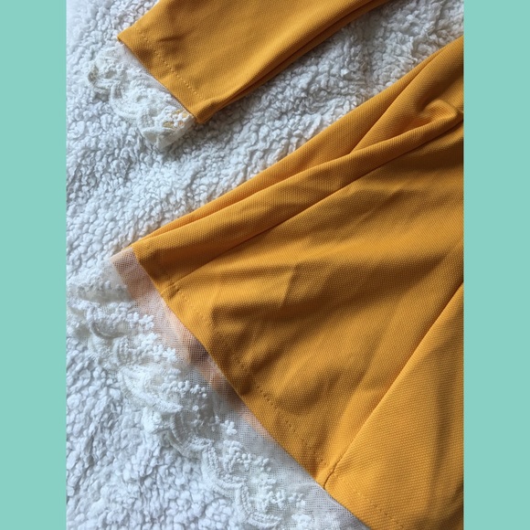 Women’s Cute Orange Dress - Picture 3 of 5